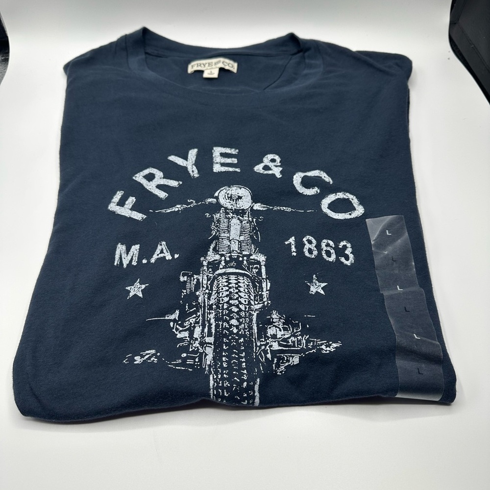 Frye & Co Mens Large Motorcycle T-Shirt - Brand New - Picture 2 of 6